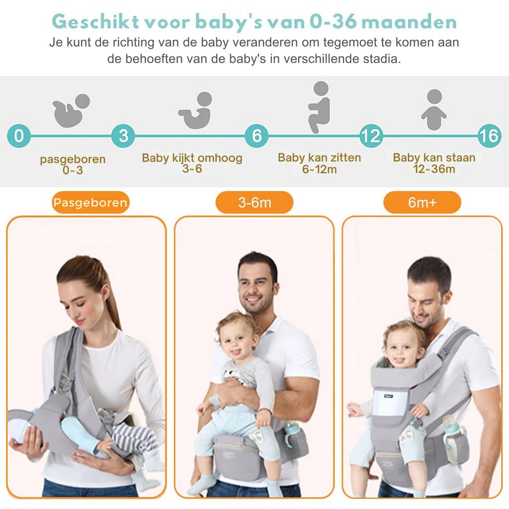 ErgoEase™ Multifunctionele Draagzak